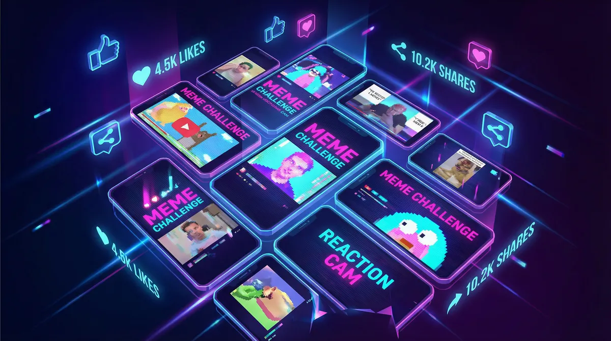 8488.tv 热梗挑战活动 - 用户二次创作展示